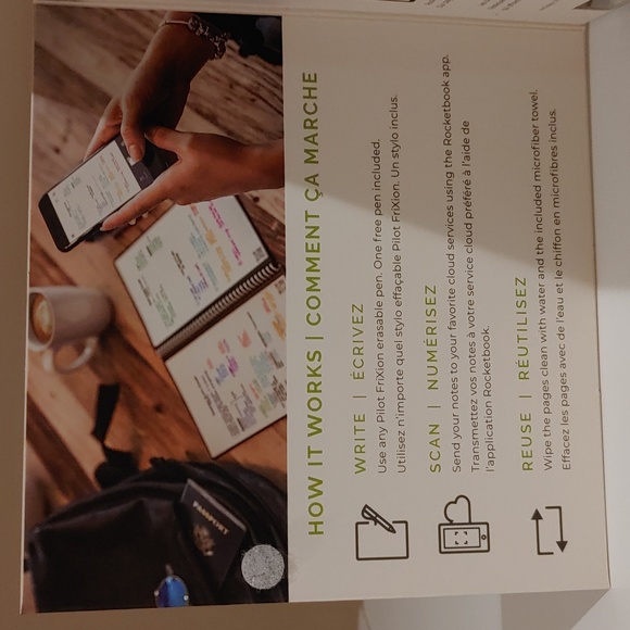 NIP Rocketbook Smart Reusable Notebook - Picture 3 of 7